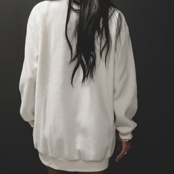 AMAZING LACE Sadie & Sage Cream Cozy Sweater Dress - Picture 2 of 3